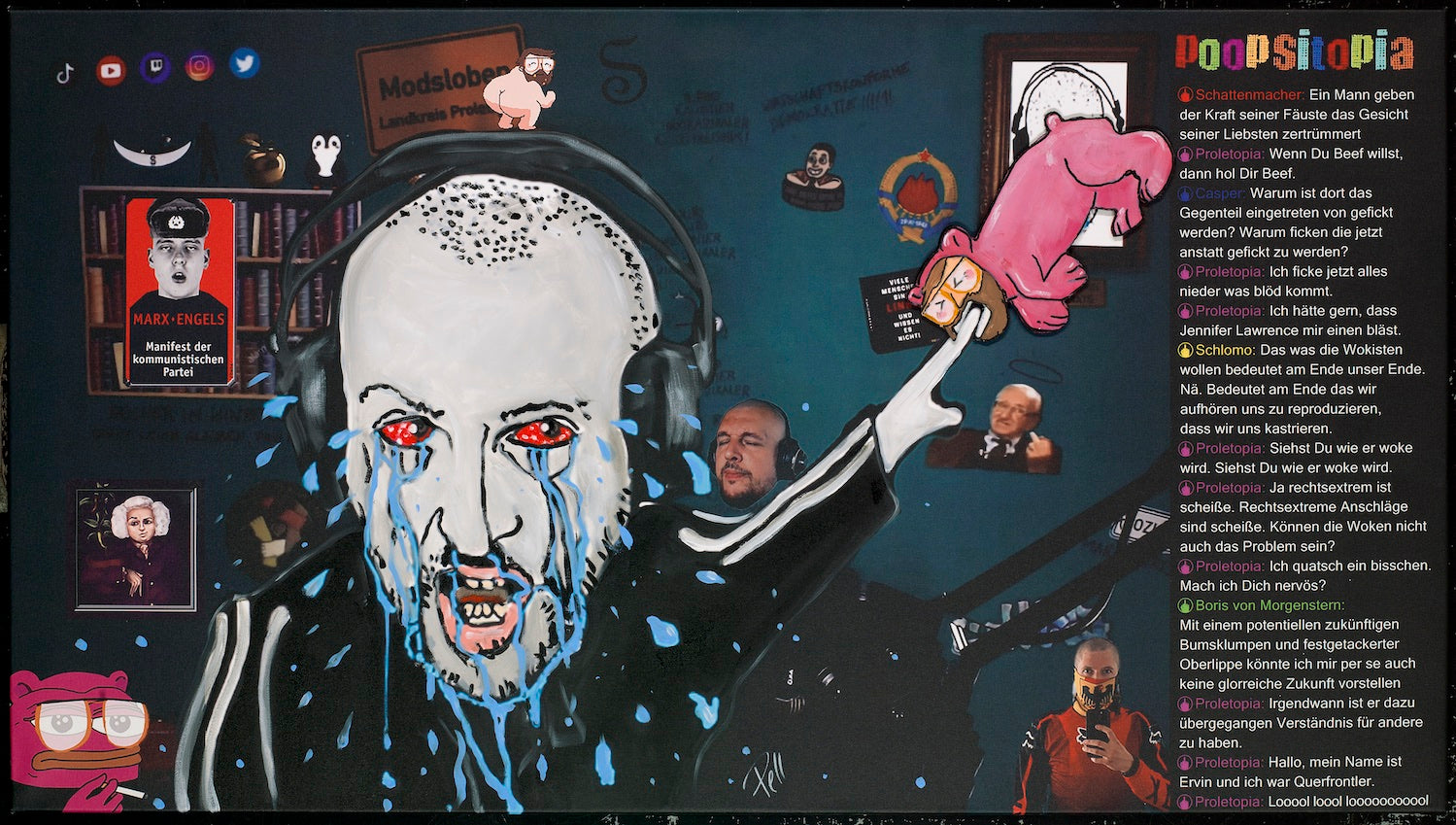 Wobba Poster mit Bär