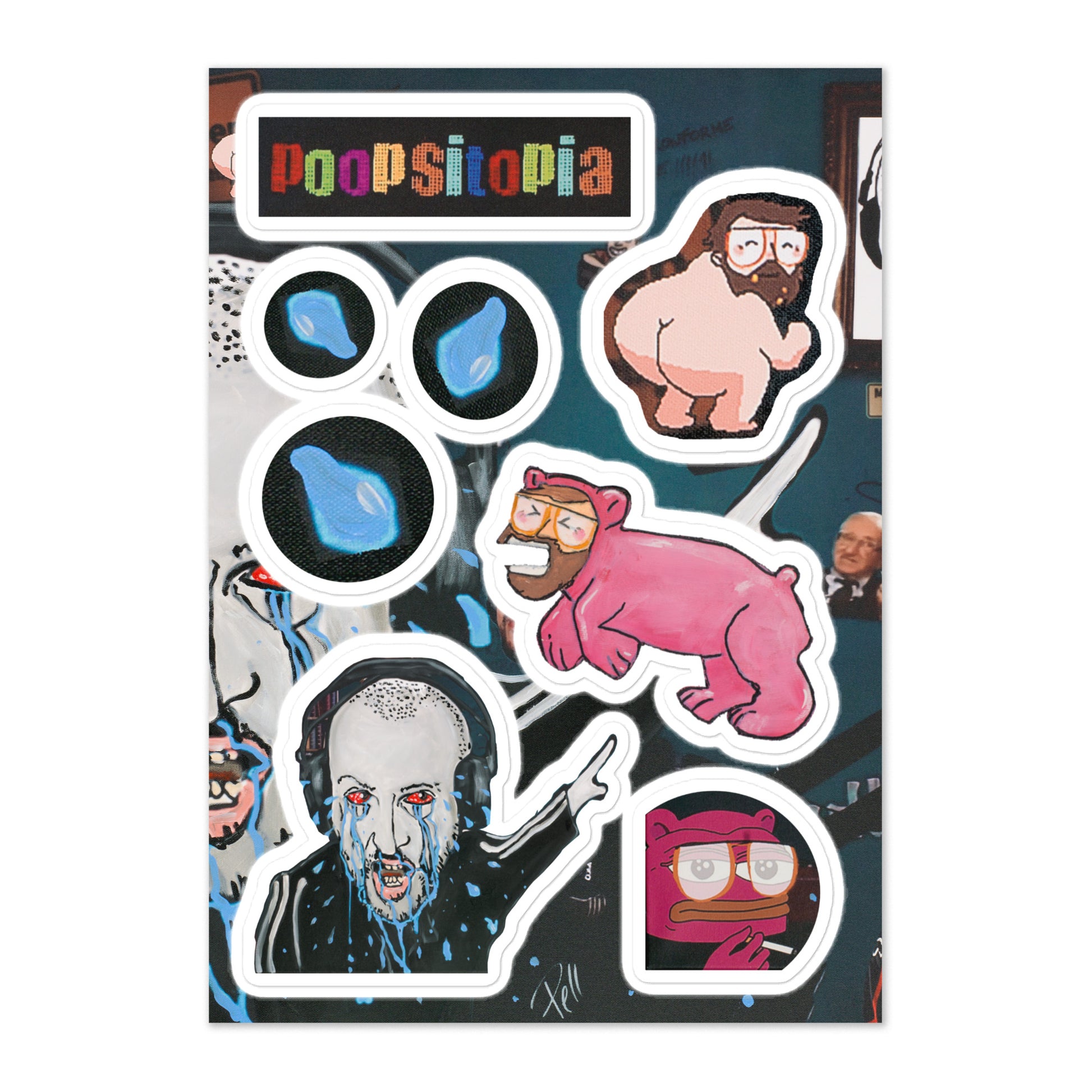 wobba stickerset